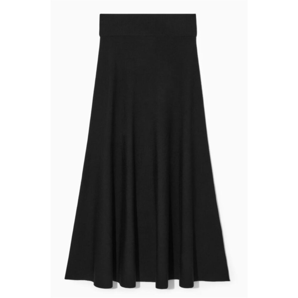 COS knitted midi skirt
